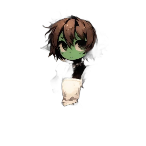 staff, mask, face, hair, pixel art, concept art, anime, cartoon transparent PNG cut-out