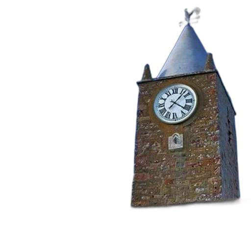 building, crown, dress, 3d render, photorealistic, concept art, stone, clock transparent PNG cut-out