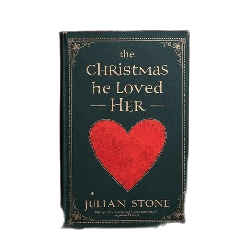 book, cover, christmas, loved, her, juliana, stone transparent PNG cut-out