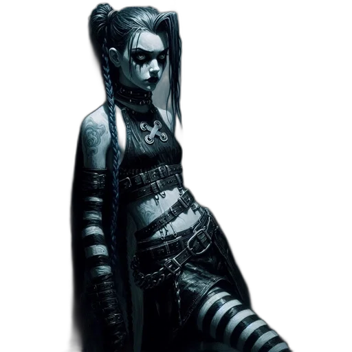 dress, mask, robot, creature, cyberpunk, concept art, 3d render, pixel art transparent PNG cut-out