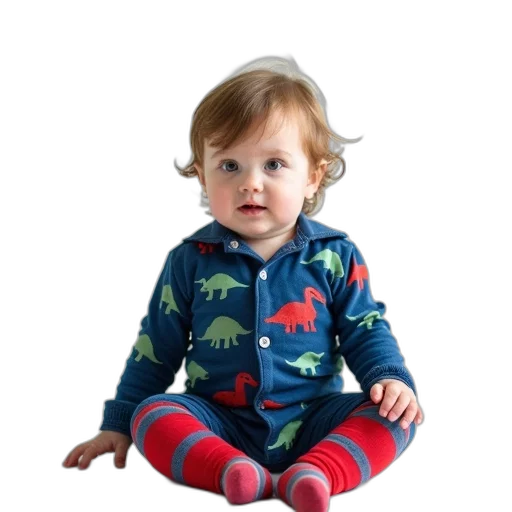 hat, jacket, toddler, wearing, blue, onesie, red, green transparent PNG cut-out