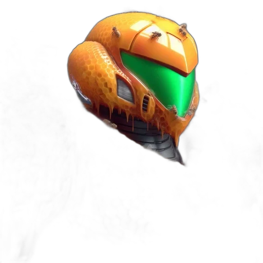 mask, weapon, hat, robot, concept art, 3d render, photorealistic, pixel art transparent PNG cut-out
