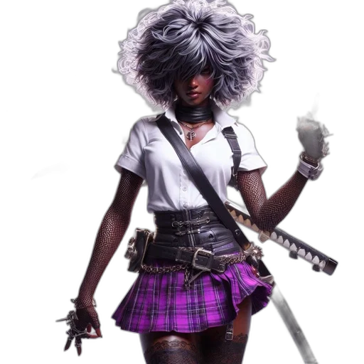 staff, concept art, fantasy art, cyberpunk, 3d render, dark, monochrome, individual transparent PNG cut-out