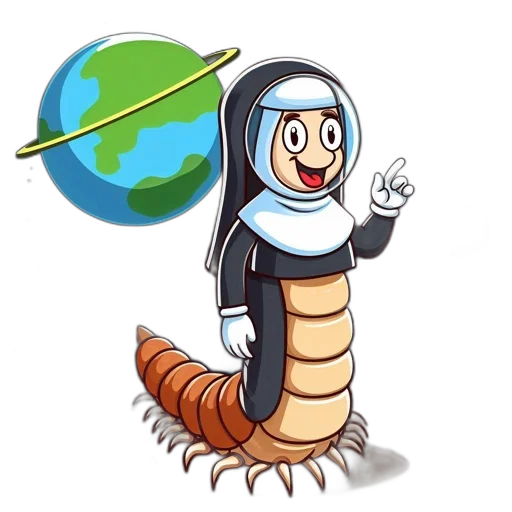 creature, staff, animal, concept art, cartoon, pixel art, fantasy art, outer space transparent PNG cut-out