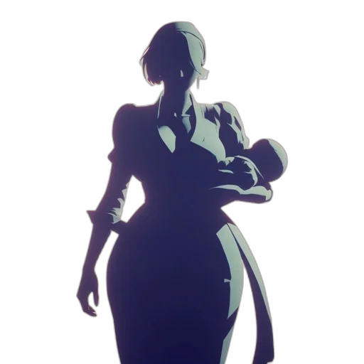 dress, staff, robot, weapon, concept art, anime, comic book art, 3d render transparent PNG cut-out