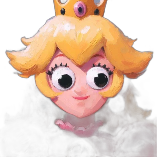 crown, mask, face, creature, concept art, 3d render, watercolor, pixel art transparent PNG cut-out
