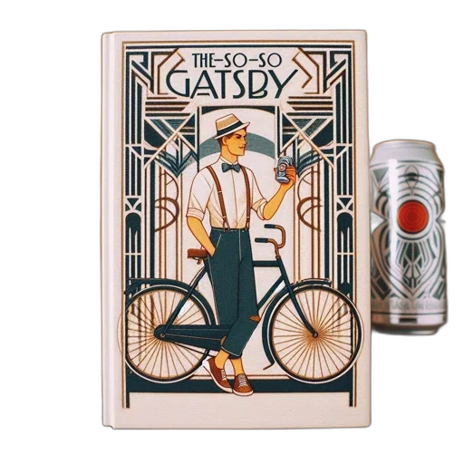 book, cover, titled, the-so-so, gatsby, features, man, early transparent PNG cut-out