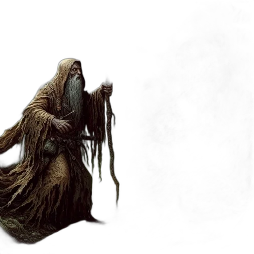 creature, hair, animal, mask, concept art, fantasy art, 3d render, photorealistic transparent PNG cut-out