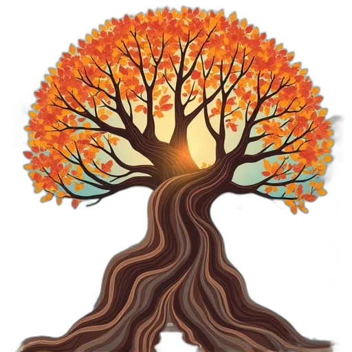 tree, crown, staff, concept art, photorealistic, watercolor, fantasy art, forest transparent PNG cut-out