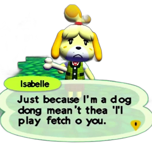 staff, animal, jewelry, pixel art, isabelle, character, crossing, depicted transparent PNG cut-out