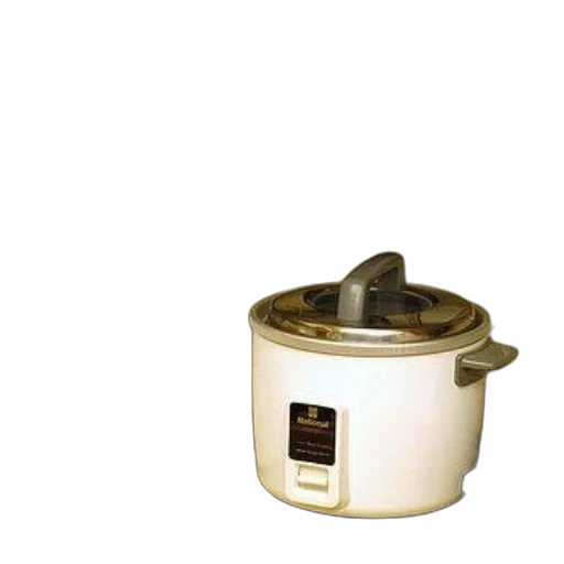 food, robot, 3d render, toaster, rice, cooker, sit, counter transparent PNG cut-out