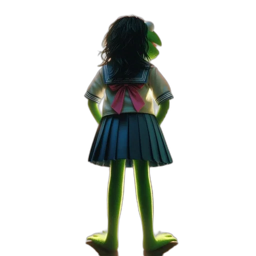 dress, jacket, robot, creature, 3d render, concept art, pixel art, cartoon transparent PNG cut-out
