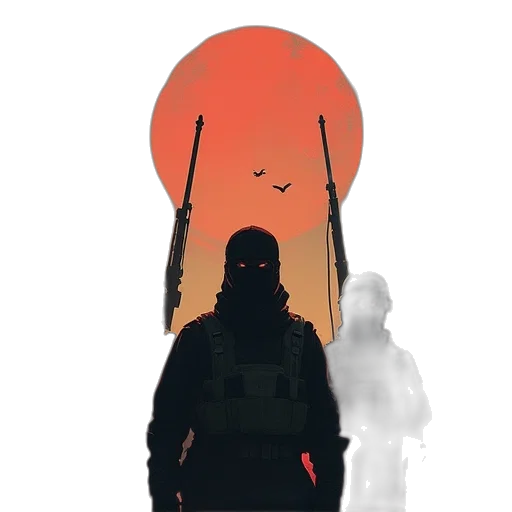 mask, jacket, face, creature transparent PNG cut-out