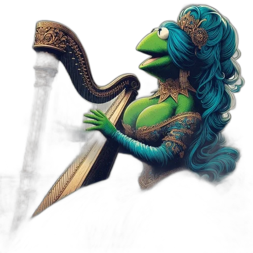 staff, dragon, sword, fantasy art, concept art, watercolor, comic book art, green transparent PNG cut-out