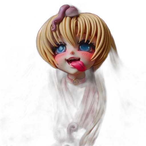 face, creature, photorealistic, 3d render, concept art, oil painting, anime-style, doll transparent PNG cut-out