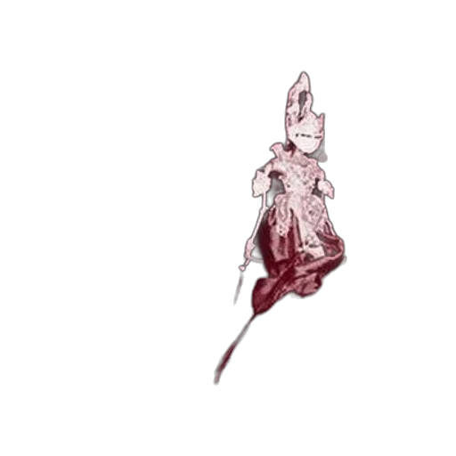 dress, crown, staff, creature transparent PNG cut-out