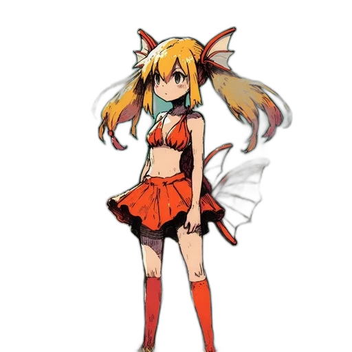 staff, dress, dragon, weapon, anime, concept art, pixel art, fantasy art transparent PNG cut-out