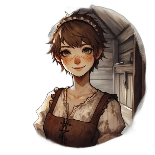 face, staff, dress, mask, fantasy art, pixel art, anime, watercolor transparent PNG cut-out