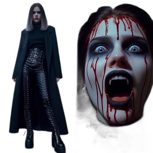 jacket, concept art, photorealistic, 3d render, comic book art, dark, individual, exhibits transparent PNG cut-out