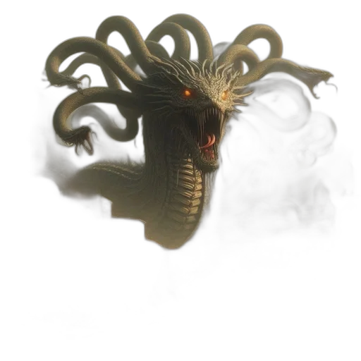 dragon, mask, creature, crown, concept art, 3d render, fantasy art, photorealistic transparent PNG cut-out