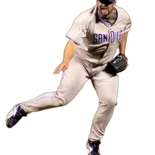creature, animal, baseball, player, san, diego, pitching, mound transparent PNG cut-out