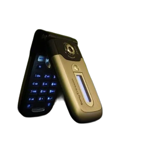 weapon, 3d render, cyberpunk, vintage, sony, ericsson, flip, phone transparent PNG cut-out