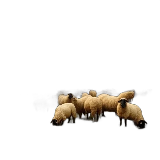animal, furniture, 3d render, concept art transparent PNG cut-out