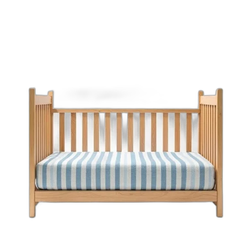 furniture, staff, weapon, 3d render, photorealistic, blue, wooden, crib transparent PNG cut-out