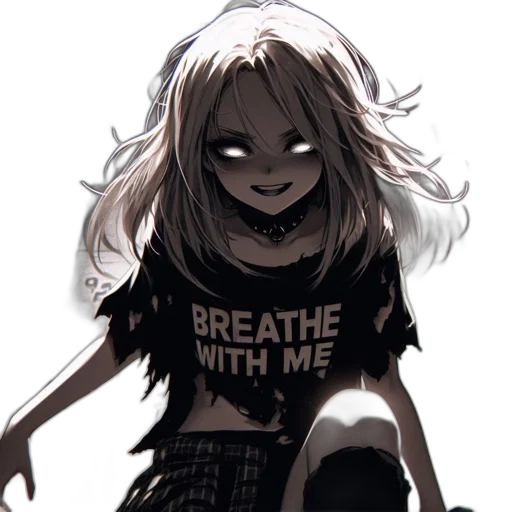 creature, mask, face, hair, concept art, pixel art, comic book art, anime transparent PNG cut-out