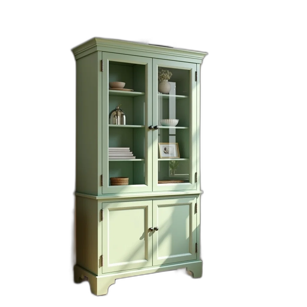 furniture, dress, 3d render, photorealistic, concept art, oil painting, pastel, green transparent PNG cut-out