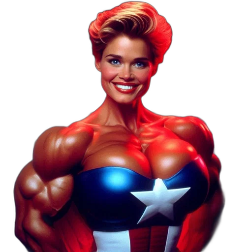 comic book art, photorealistic, concept art, cartoon, woman, resembling, superhero, wings transparent PNG cut-out