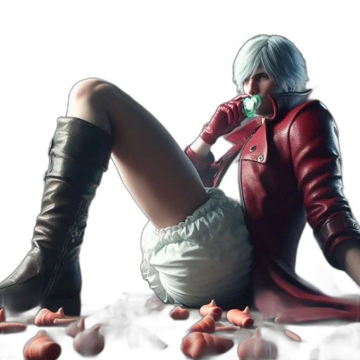 food, jacket, weapon, concept art, photorealistic, 3d render, fantasy art, red transparent PNG cut-out