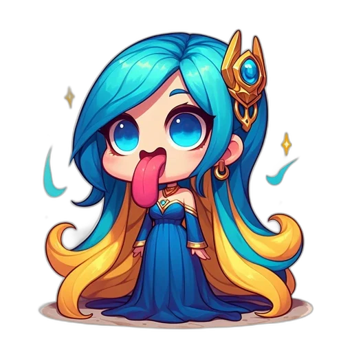 staff, dress, crown, dragon, pixel art, fantasy art, anime, concept art transparent PNG cut-out