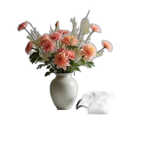 flower, crown, jewelry, furniture, 3d render, photorealistic, monochrome, earth tones transparent PNG cut-out