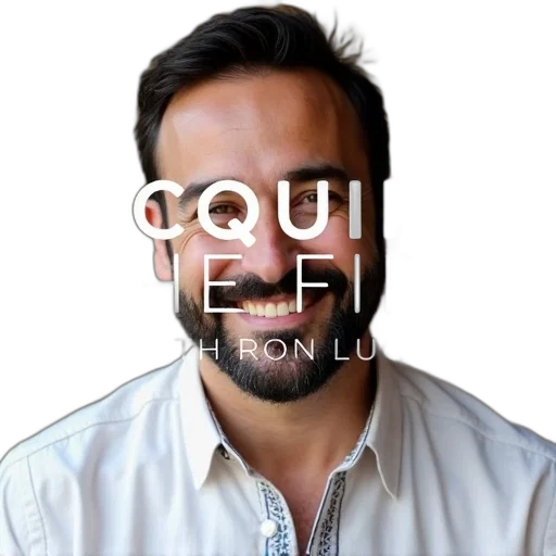 face, staff, jacket, photorealistic, man, beard, mustache, smiling transparent PNG cut-out