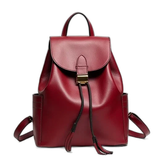 red, backpack, purses, girls transparent PNG cut-out