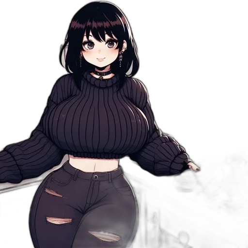 dress, jacket, creature, staff, anime, concept art, pixel art, fantasy art transparent PNG cut-out