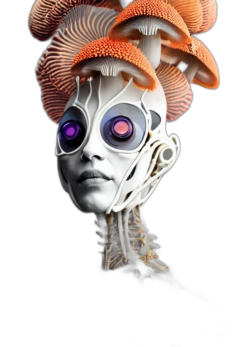 robot, mask, hat, face transparent PNG cut-out