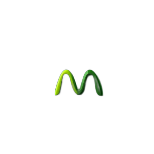staff, 3d render, green, movistar transparent PNG cut-out