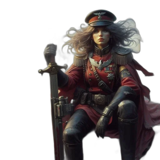 staff, sword, hat, crown, fantasy art, concept art, comic book art, photorealistic transparent PNG cut-out