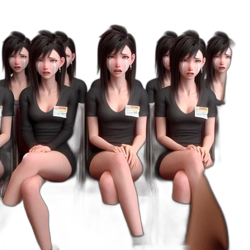 dress, robot, 3d render, concept art, photorealistic, anime, room, several transparent PNG cut-out