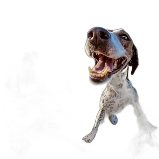 animal, staff, creature, face, photorealistic, 3d render, concept art, dog transparent PNG cut-out