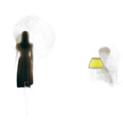 dress, umbrella, robot, mask, concept art, pixel art, 3d render, photorealistic transparent PNG cut-out