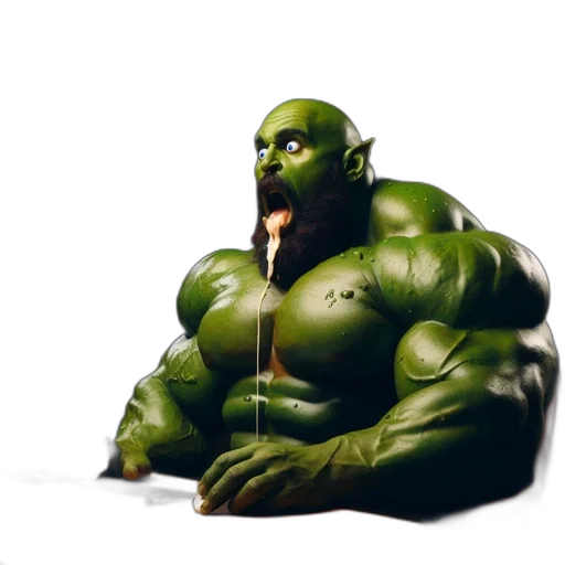 creature, animal, weapon, face, concept art, 3d render, comic book art, photorealistic transparent PNG cut-out