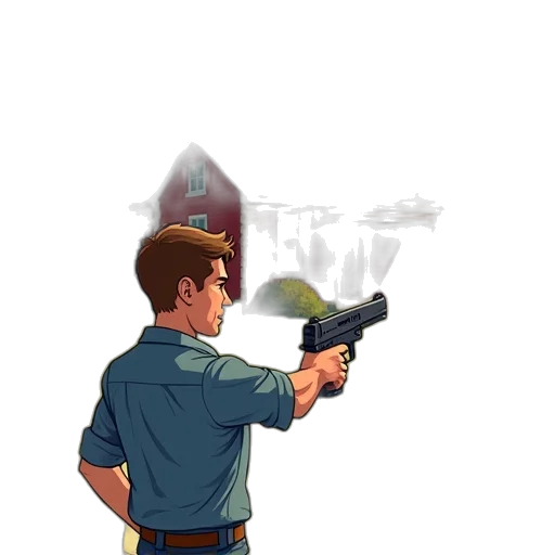 weapon, staff, jacket, concept art transparent PNG cut-out