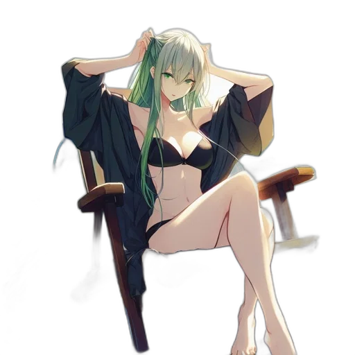 dress, jacket, furniture, weapon, anime, concept art, pixel art, cyberpunk transparent PNG cut-out