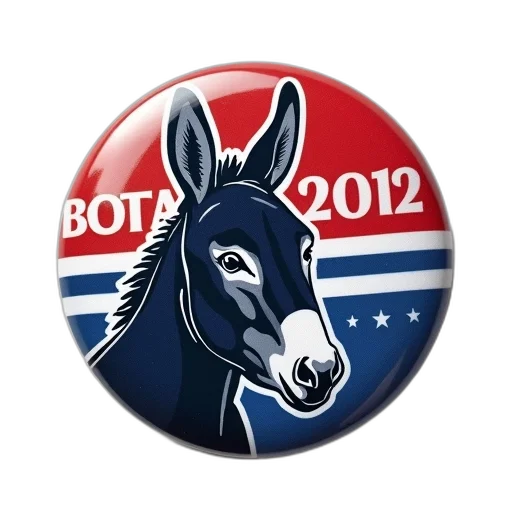 silver, button, red, white, blue, sticker, featuring, illustration transparent PNG cut-out