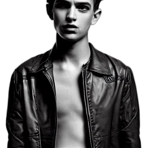 jacket, photorealistic, photograph, young transparent PNG cut-out