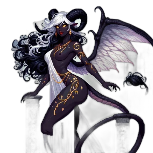 dragon, creature, staff, fantasy art, concept art, pixel art, comic book art, dark transparent PNG cut-out