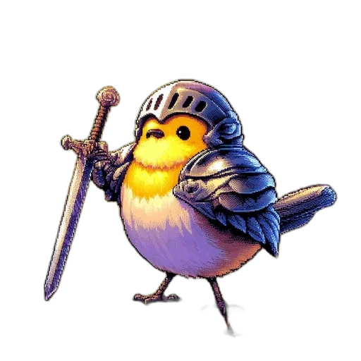 staff, weapon, sword, animal, pixel art, fantasy art, concept art, watercolor transparent PNG cut-out